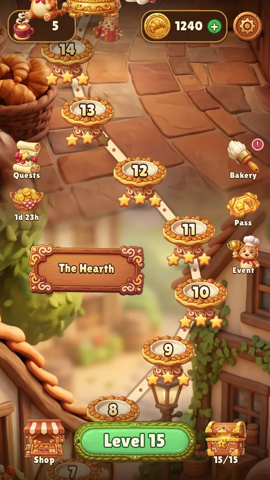 Level map