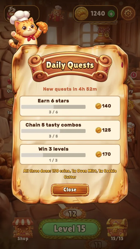 Daily quests