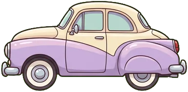 A shiny classic car